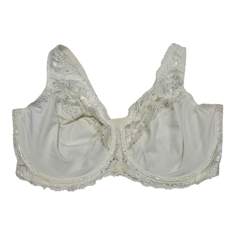 Breezies White Lace Underwire Bra Women’s 40DDD